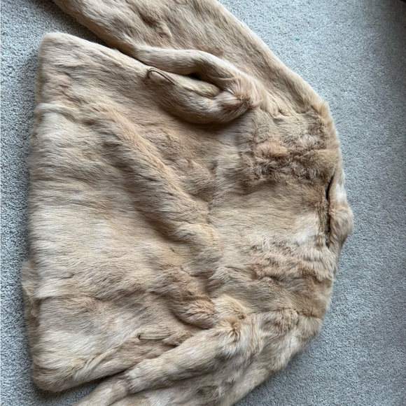 ✨ Luxury Rabbit Fur Jacket – SHINE New York – Size M - Picture 6 of 6